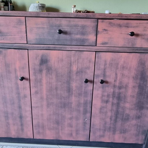 Bedroom Vanity Set with Mirror Industrial Design like new