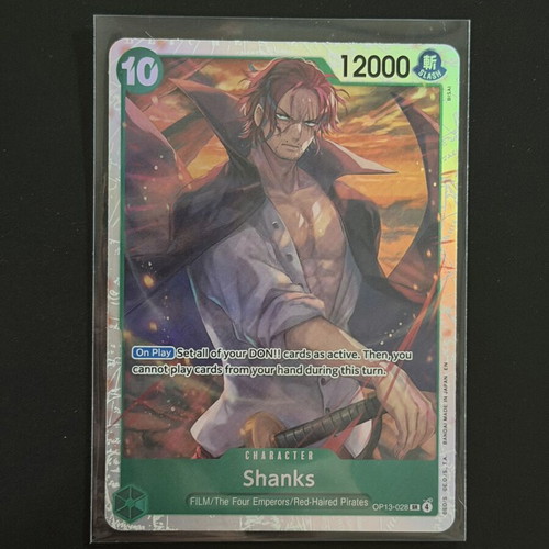 Shanks OP13-028 One Piece TCG card new