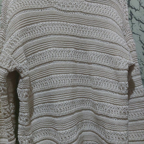 Yessica cream sweater, soft knit