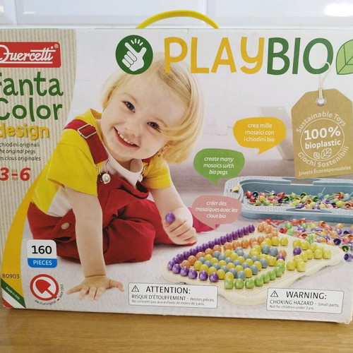 Quercetti Fanta Color Design construction toy like new, plastic