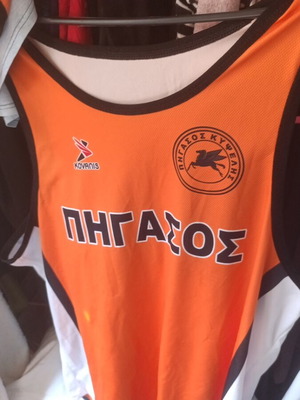 Pegasos Kypselis Basketball Jersey XL like new, authentic matchwear