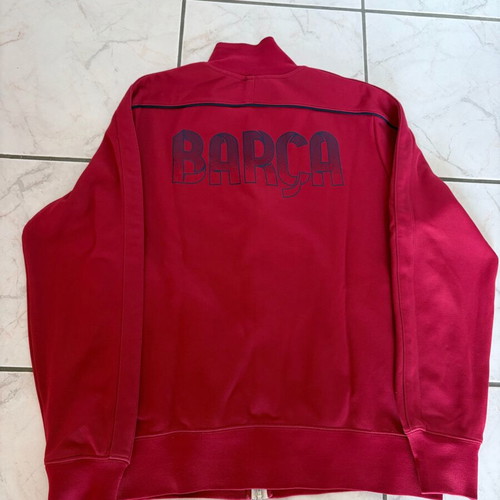 Match Day FC Barcelona jacket used, authentic collectible