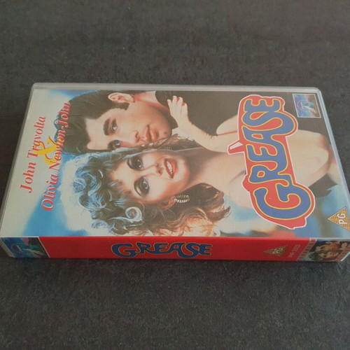Grease VHS tape used, English version