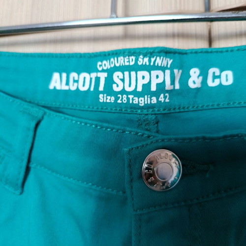 Alcott skinny low-rise petrol pants like new size 28