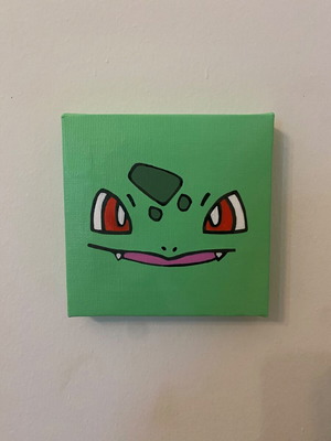 Bulbasaur Pokemon Handmade Canvas Painting new