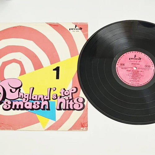 Alan Caddy England's Top 20 Smash Hits vinyl LP used, 1974 Polish edition