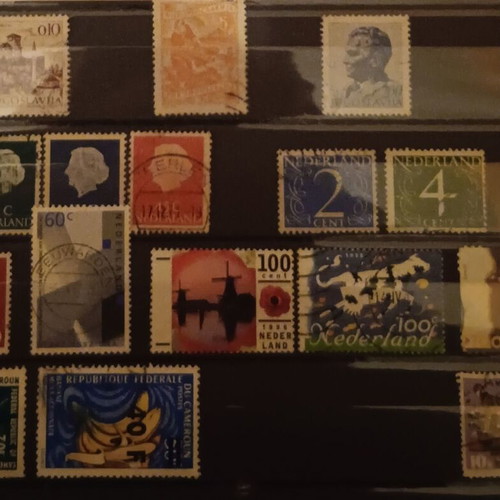 Lot of stamps used from Yugoslavia, Netherlands, Cameroon, Nigeria