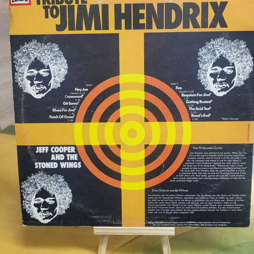 Tribute to Jimi Hendrix vinyl used