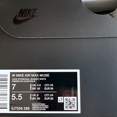 Nike Air Max Muse women's sneakers new, sizes 38-41