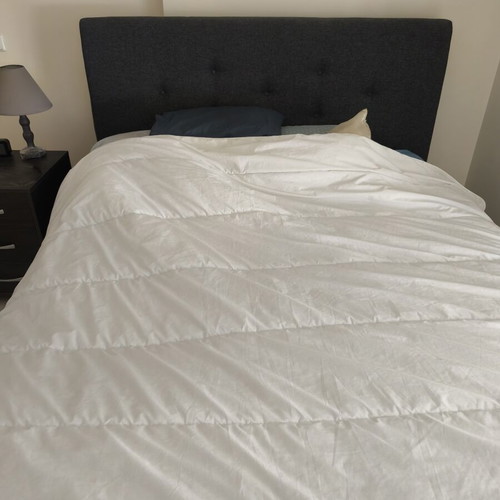 Double bed with storage and mattress like new