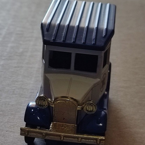 Antique beer advertising truck, metal model