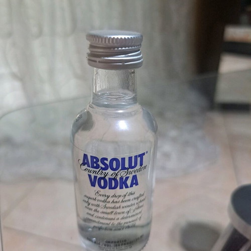 Collectible Absolut Vodka miniature glass bottle new from 1993