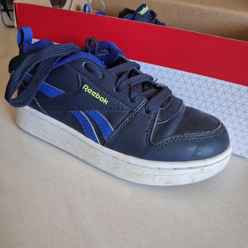 Reebok kids' shoes size 28, blue athletic sneakers