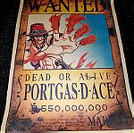  Συλλεκτικη Αφισα One Piece PortGas D'Ace