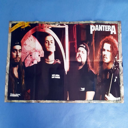 Pantera & Kiss & Kvelertak poster used, double-sided