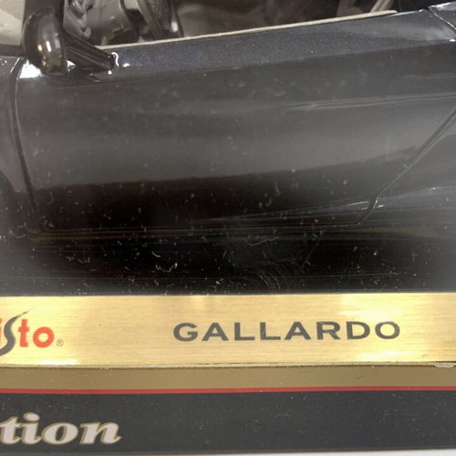 Diecast Car Maisto Lamborghini Gallardo Black 1:18 scale new
