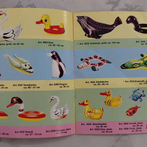 Wehncke Plastik promotional catalog from the 1960s like new