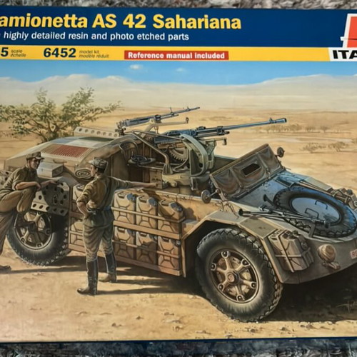 Model Camionetta AS 42 Sahariana 1/35 new from Italeri