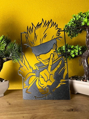 Satoru Gojo Wall Art new, anime decor 15x23 cm
