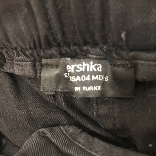 Bershka No 26 trousers used, black denim