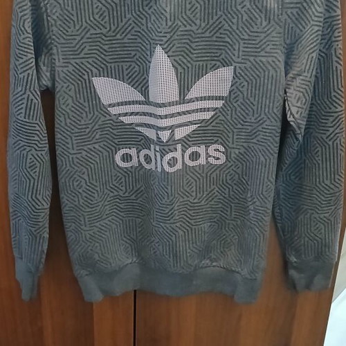 Adidas sweatshirt like new, gray, size S