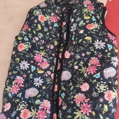 Name It floral sleeveless vest, size 122 cm, age 7