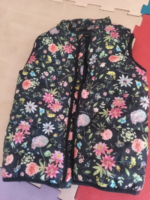 Name It floral sleeveless vest, size 122 cm, age 7