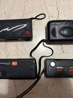 Cameras used for parts, pack of 4 pieces