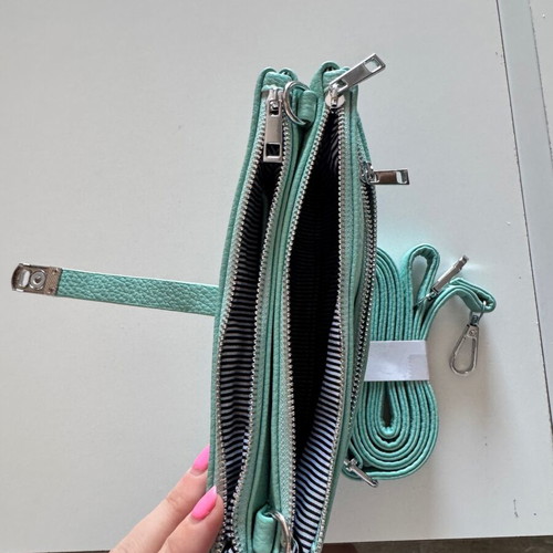 Wallet-pouch new, green veraman color