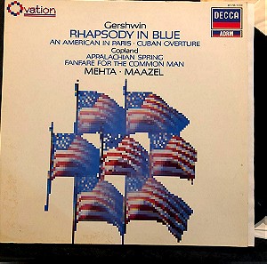 Δίσκος βινυλίου Gershwin, Copland, Mehta, Maazel – Rhapsody In Blue Κλασική Μουσική,Jazz ΆΠΑΙΧΤΟΣ