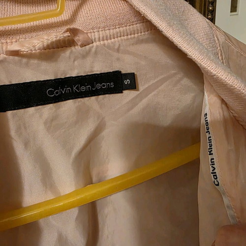 Calvin Klein jeans jacket like new, pink, small