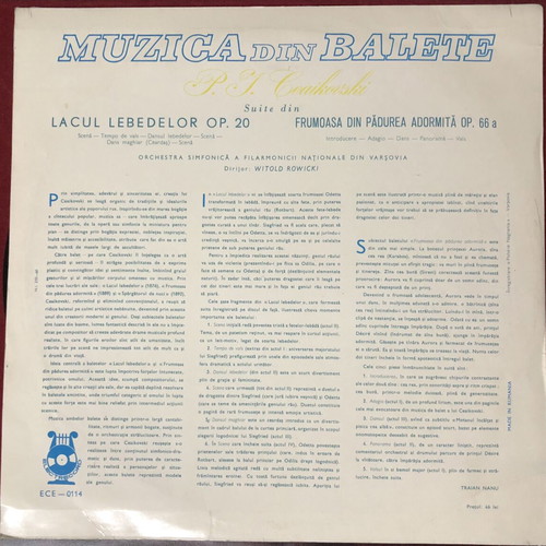 Tchaikovsky Swan Lake & Sleeping Beauty LP like new, ballet suites