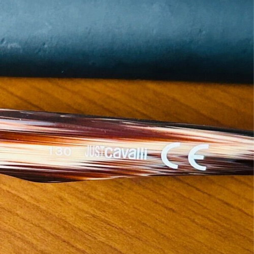 Just Cavalli eyeglasses used, beige, with medium myopia lenses