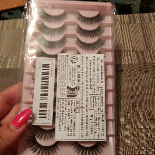 Peg Accessories False Eyelashes new, pack of 10