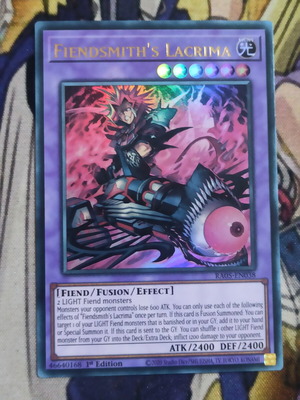Fiendsmith's Lacrima Fusion Monster κάρτα σαν καινούργιο