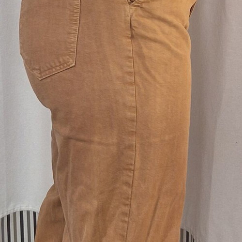 Stradivarius fitted jeans used, brown orange, size M