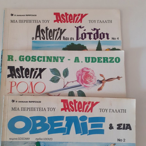 Asterix and Obelix magazines, set of 3