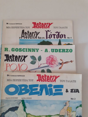 Asterix and Obelix magazines, set of 3