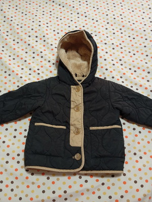 Zara jacket for 2-3 years old, unisex, like new, black and beige