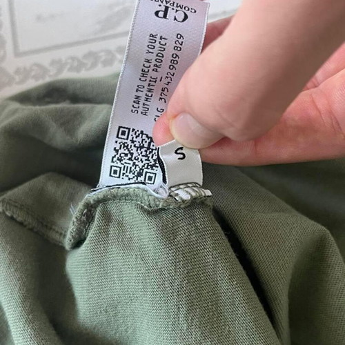 CP Company cargo shirt olive green size S like new
