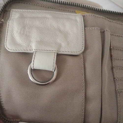 Mandarina Duck travel organizer used, beige, 25x18 cm