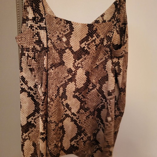 H&M Top Print Snake No 40 new, brown and beige