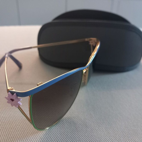Emporio Armani sunglasses used with slight lens discoloration