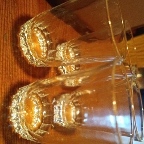 Set of 4 shot glasses like new