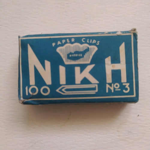 Vintage NIKI Paper Clip Box from Cyprus 60s, like new