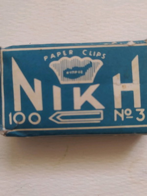 Vintage NIKI Paper Clip Box from Cyprus 60s, like new