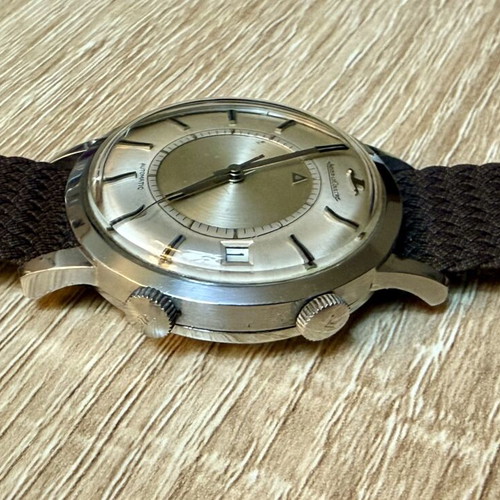 Jaeger Le Coultre Memovox watch used with alarm function