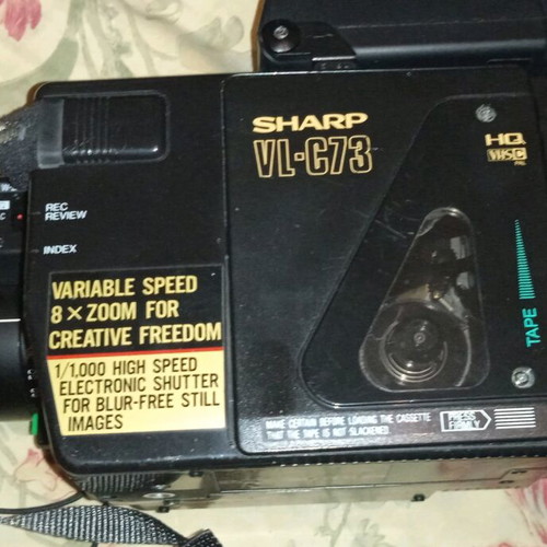 Sharp video camera like new with hard case