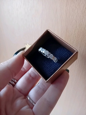 925 Silver Eternity Ring new size 56-57