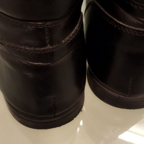 Florsheim leather boots like new, size 46, black